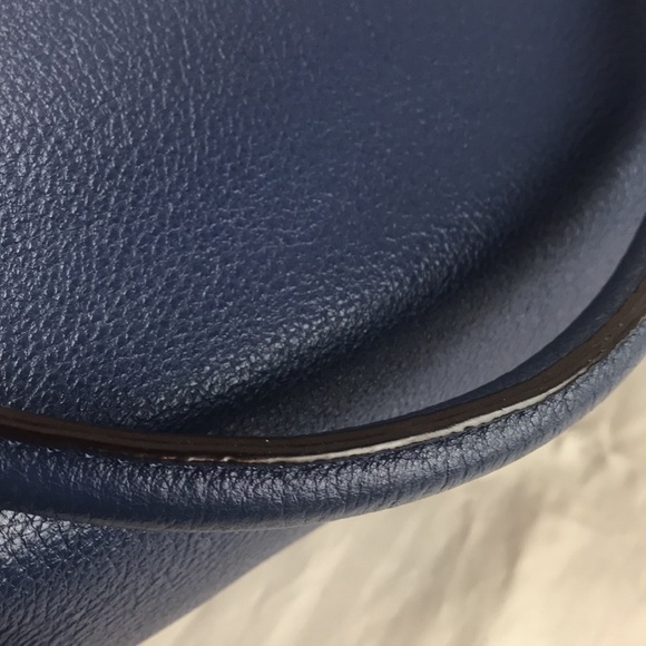 Kate Spade navy blue pebbled leather handbag - Picture 10 of 16